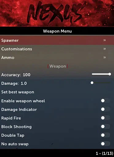 Nexus / Phaze Redengine Premium Menu