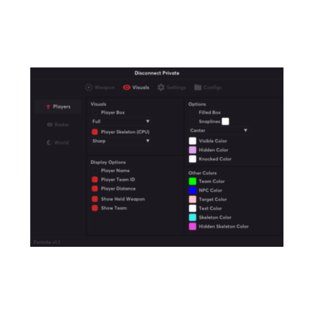 Fortnite Disconnect External