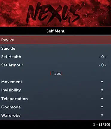 Nexus / Phaze Redengine Premium Menu