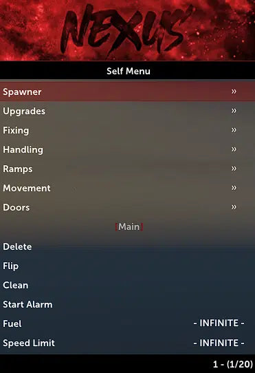 Nexus / Phaze Redengine Premium Menu