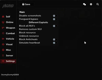 Phaze Menu (Nexus)
