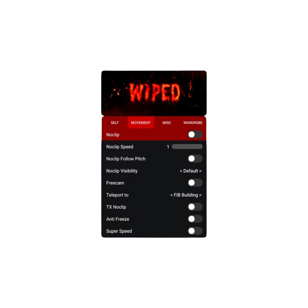 Wiped Susano Premium Menu