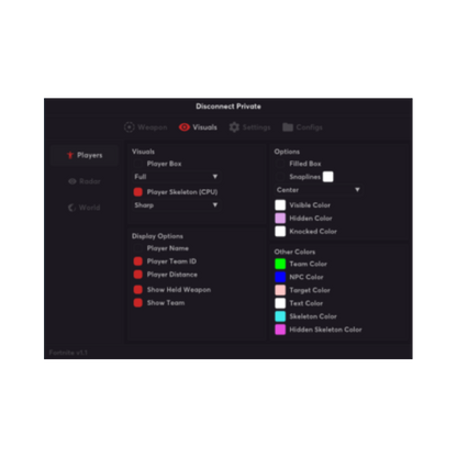Fortnite Disconnect External