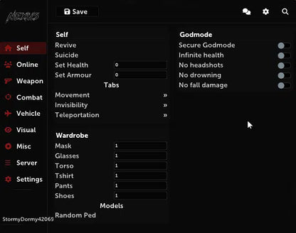 Phaze Menu (Nexus)